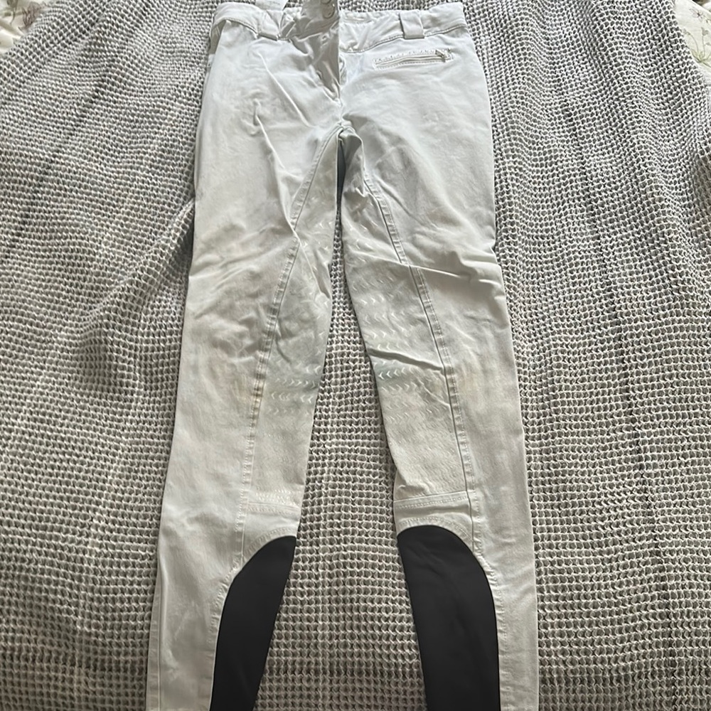 Equiline white dressage breeches